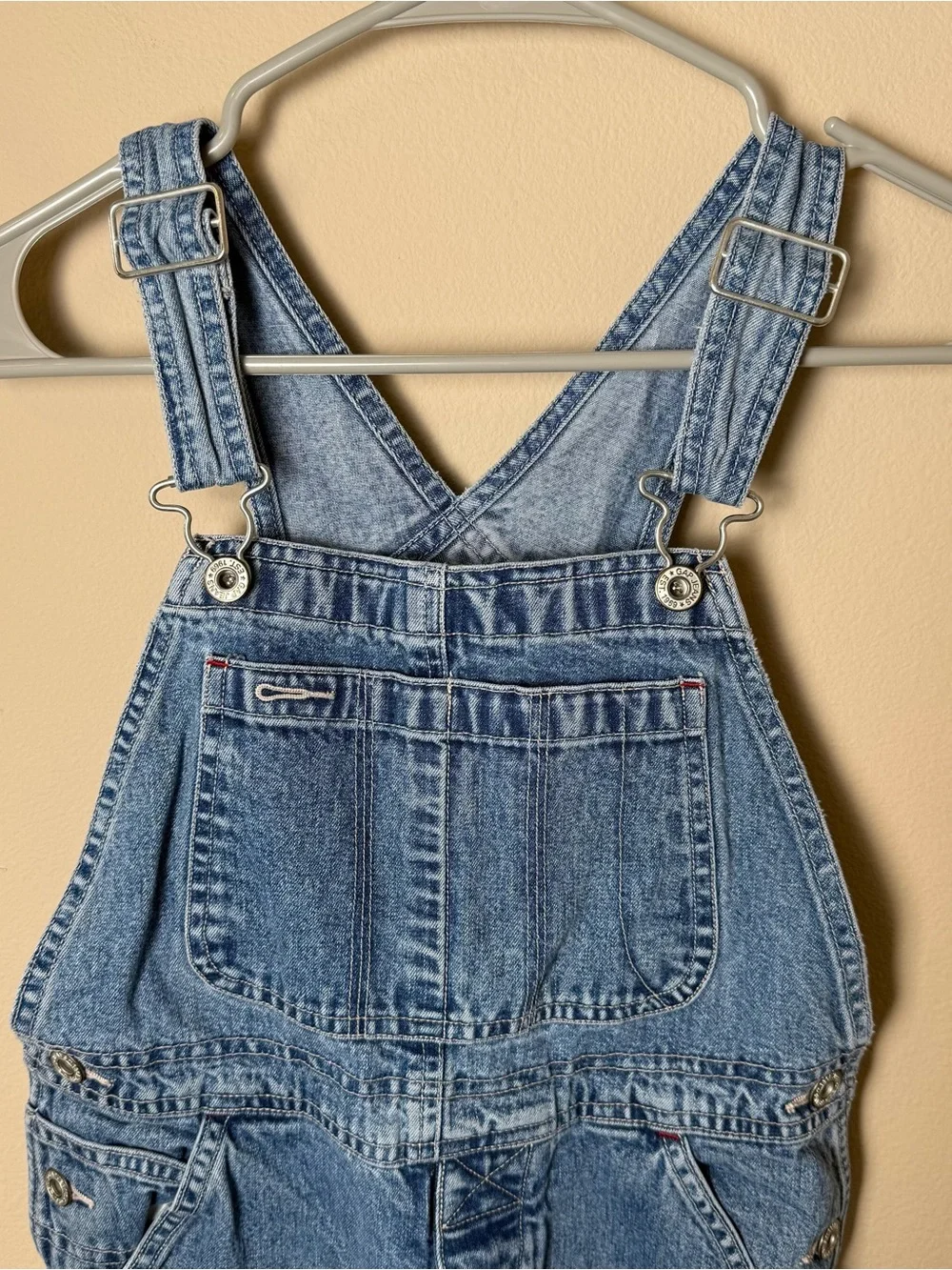 Vintage 90s Gap Denim Bibs Overalls Kids Medium Girl Boy 100% Cotton Y2K Farmer